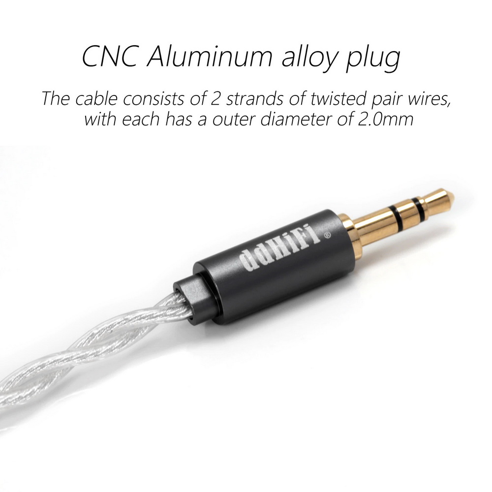 ขาย DD BC120A Clouds สายอัพเกรดหูฟัง ทองแดง 6N OCC ชุบเงินถัก