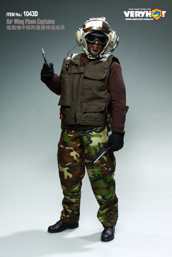 VERYHOT NO:1043D US Navy Flight Deck Crew (Air Wing Plane Captains)