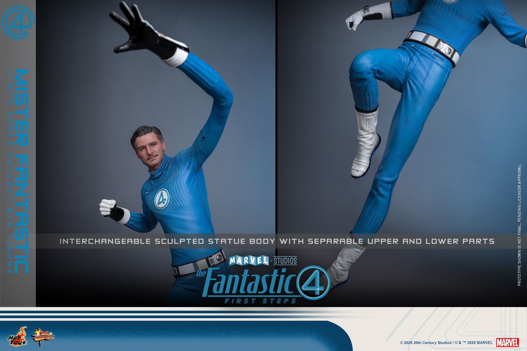Hot Toys MMS821 The Fantastic Four: First Steps - Mister Fantastic