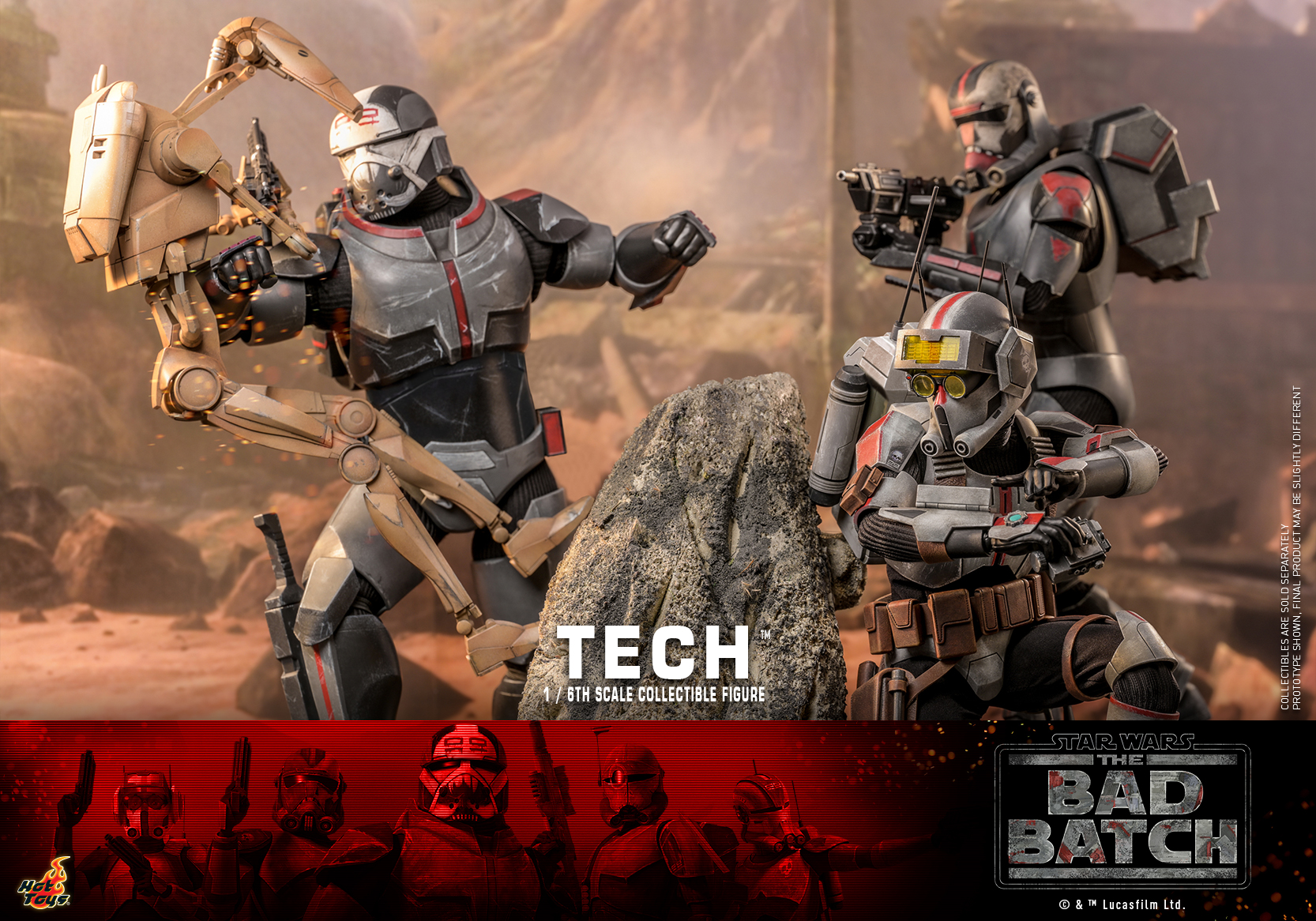 Hot Toys TMS098 1/6 Star Wars: The Bad Batch™ - Tech™