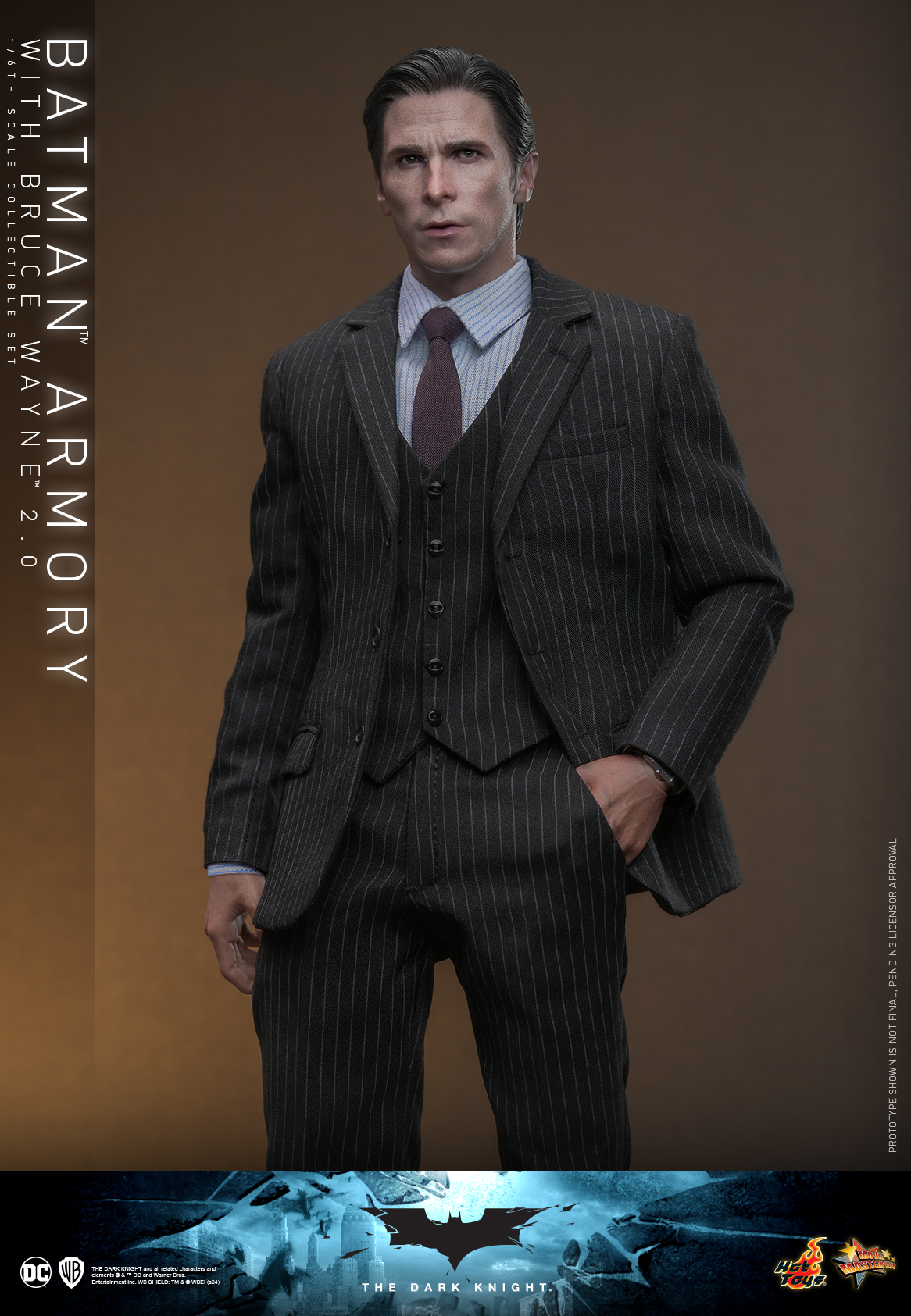 Hot Toys MMS750 The Dark Knight - Batman Armory with Bruce Wayne (2.0)