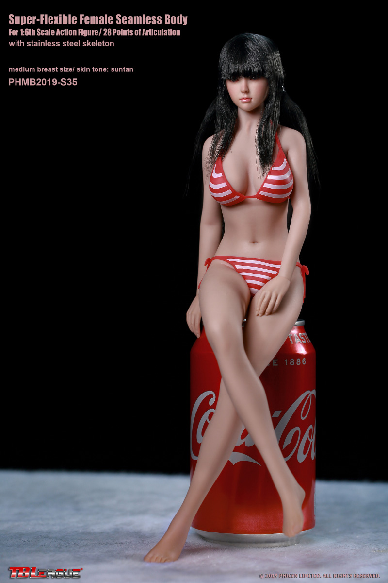 TBLeague S34 S35 1/6 Super-Flexible Female Seamless Body