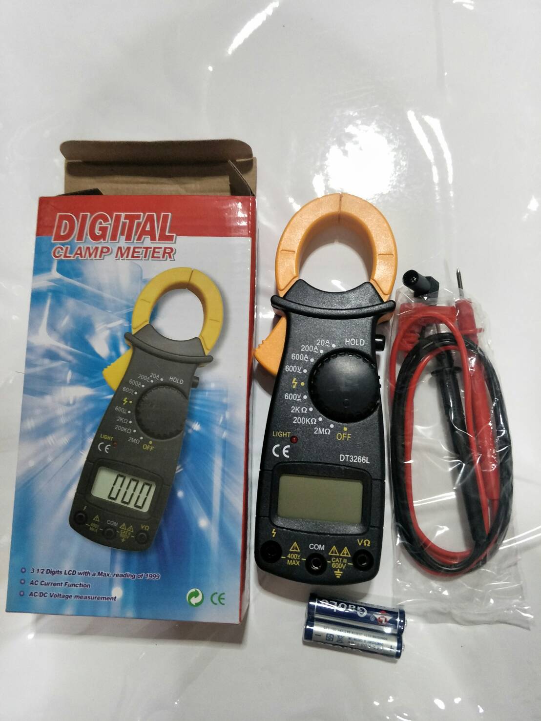 OT82 ดิจิตอลแคลมป์มิเตอร์ รุ่น 3622L สำหรับงาน DIY ราคาถูก