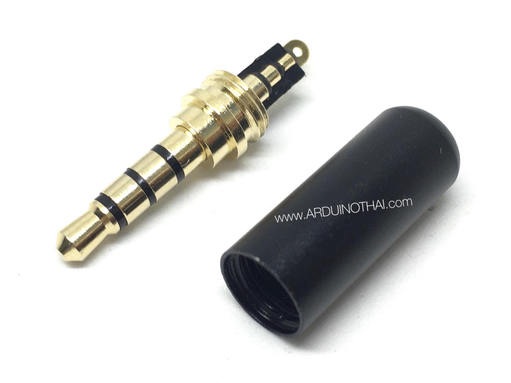 3.5 mm gold-plated headphone plug