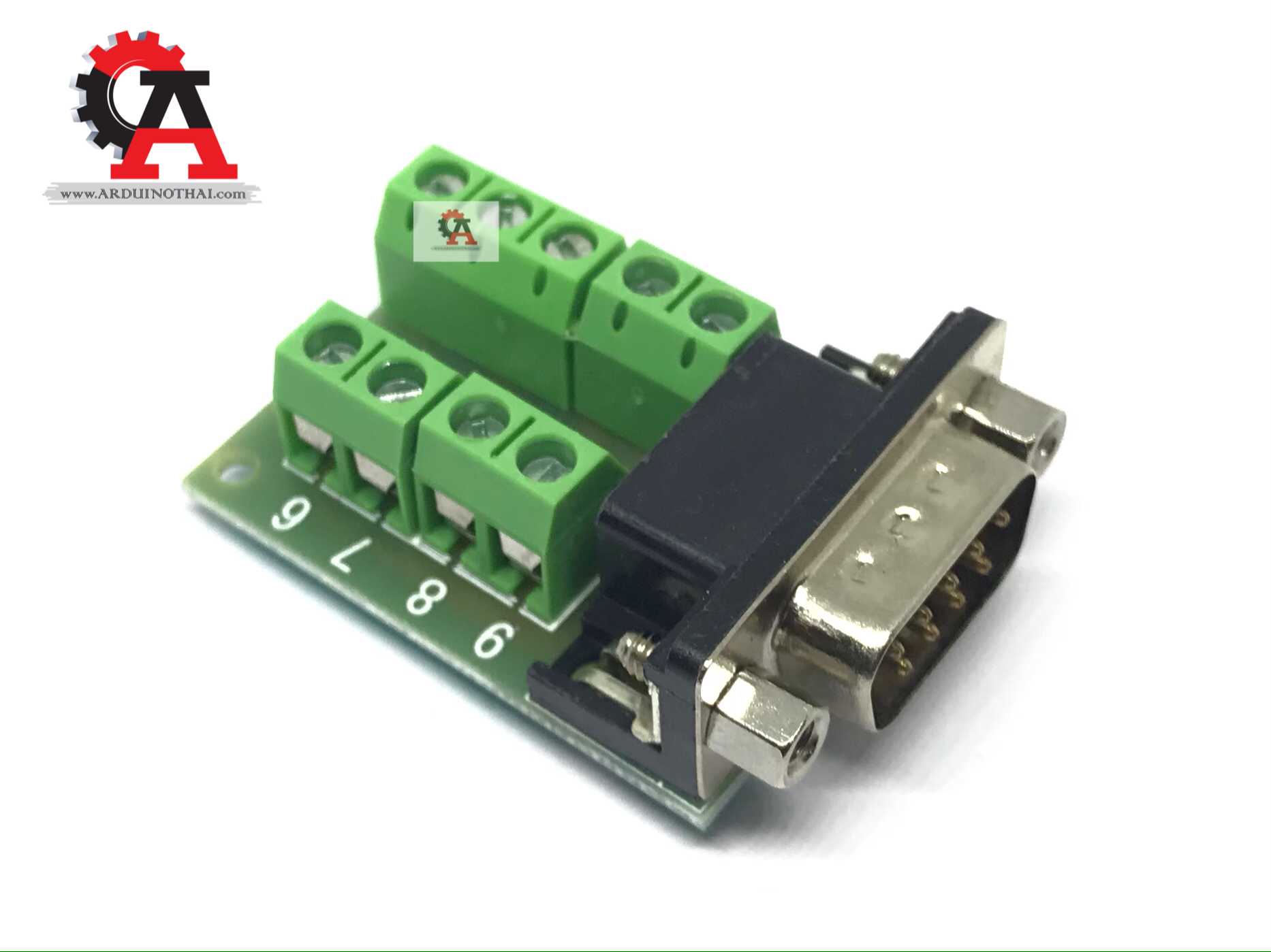 DB9 Male connector terminal 9 hole RS232 RS485 conversion board