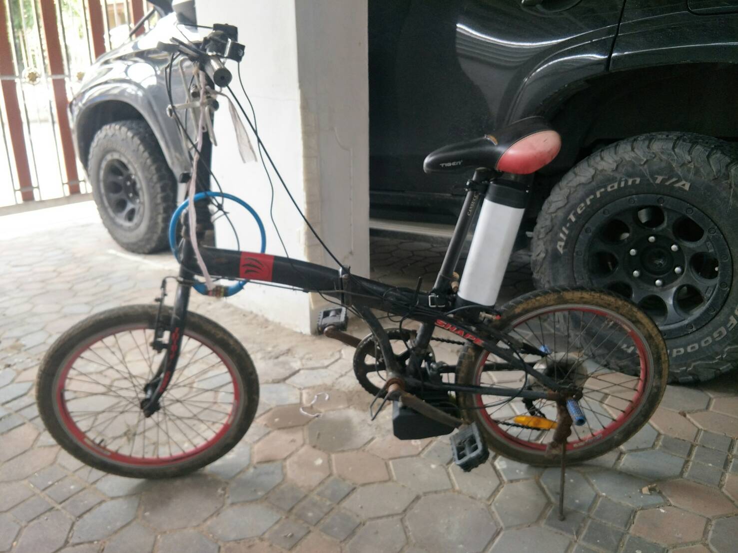 OT92 ชุดแปลงจักรยานไฟฟ้า 36V 8A แบตลิเธียม รุ่นติดตั้งง่าย ไม่ถอดล้อต่อโซ่