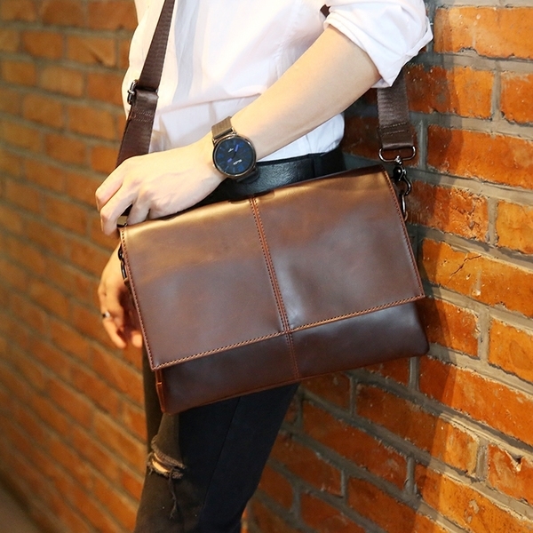 พร้อมส่ง กระเป๋าสะพายข้างผู้ชาย Messenger ใส่ ipad 9.7 ได้