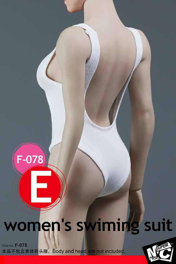 SUPERMCToys F-078D Women's Swimming Suit & Sheer Bodysuit