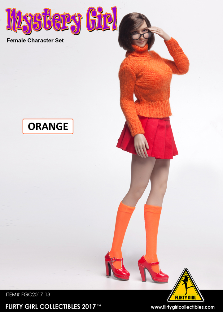 FLIRTY GIRL COLLECTIBLES FGC2017-13-15 "MYSTERY GIRL" Female Character