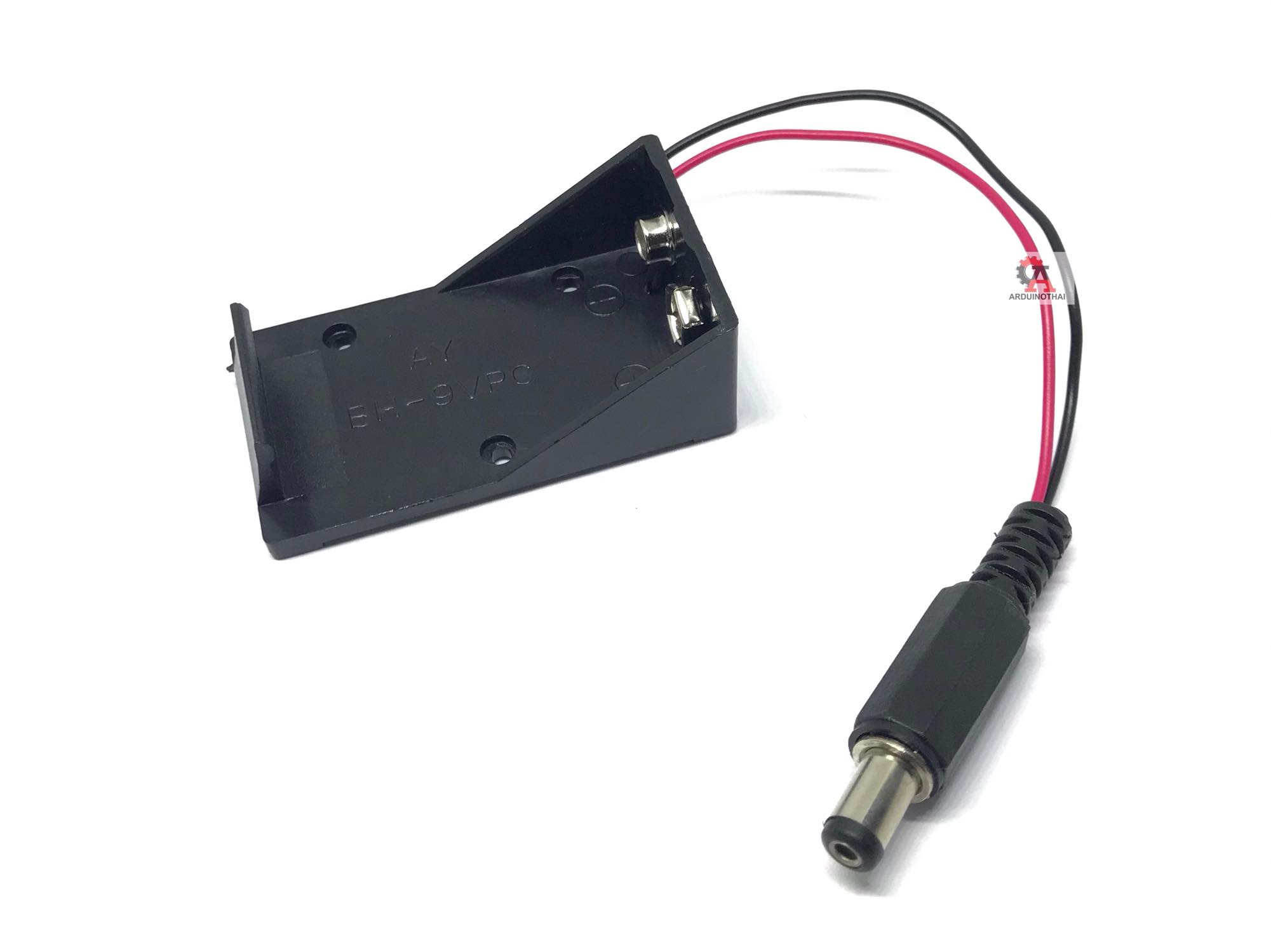 รางถ่าน9V พร้อมแจ็ค Battery Holder 9V