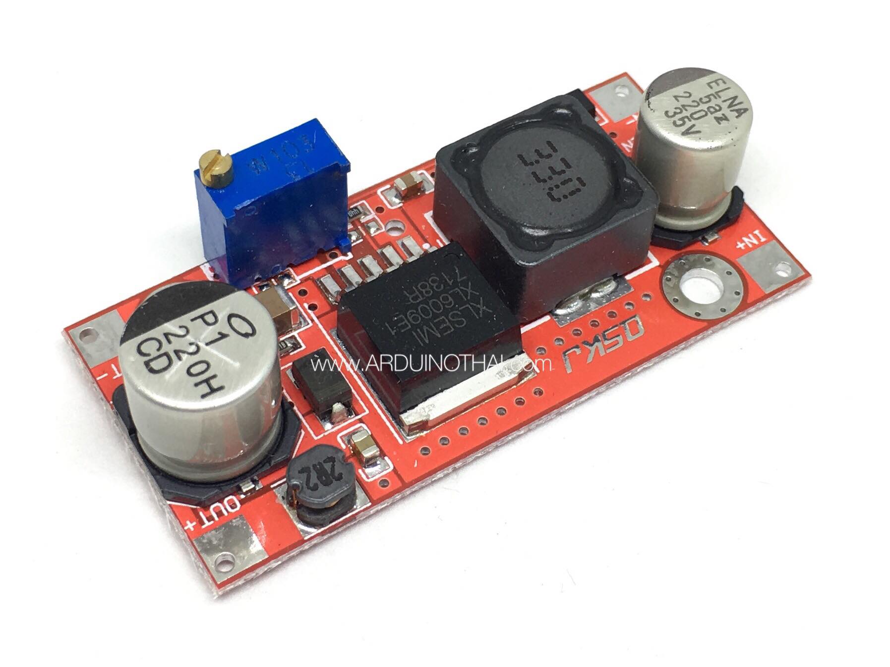 LM2577 DC-to-DC Step Up Module 3A โมดูลอัพแรงดันไฟฟ้า จ่ายกระแสได้สูงสุด 3A สต็อกไทยส่งไว