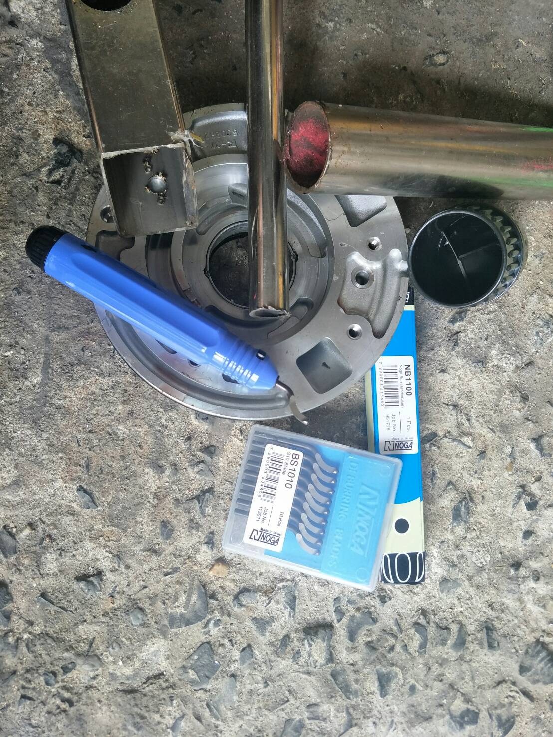 DC08 ชุดลบคมท่อ ลบคมขอบ 2 IN 1