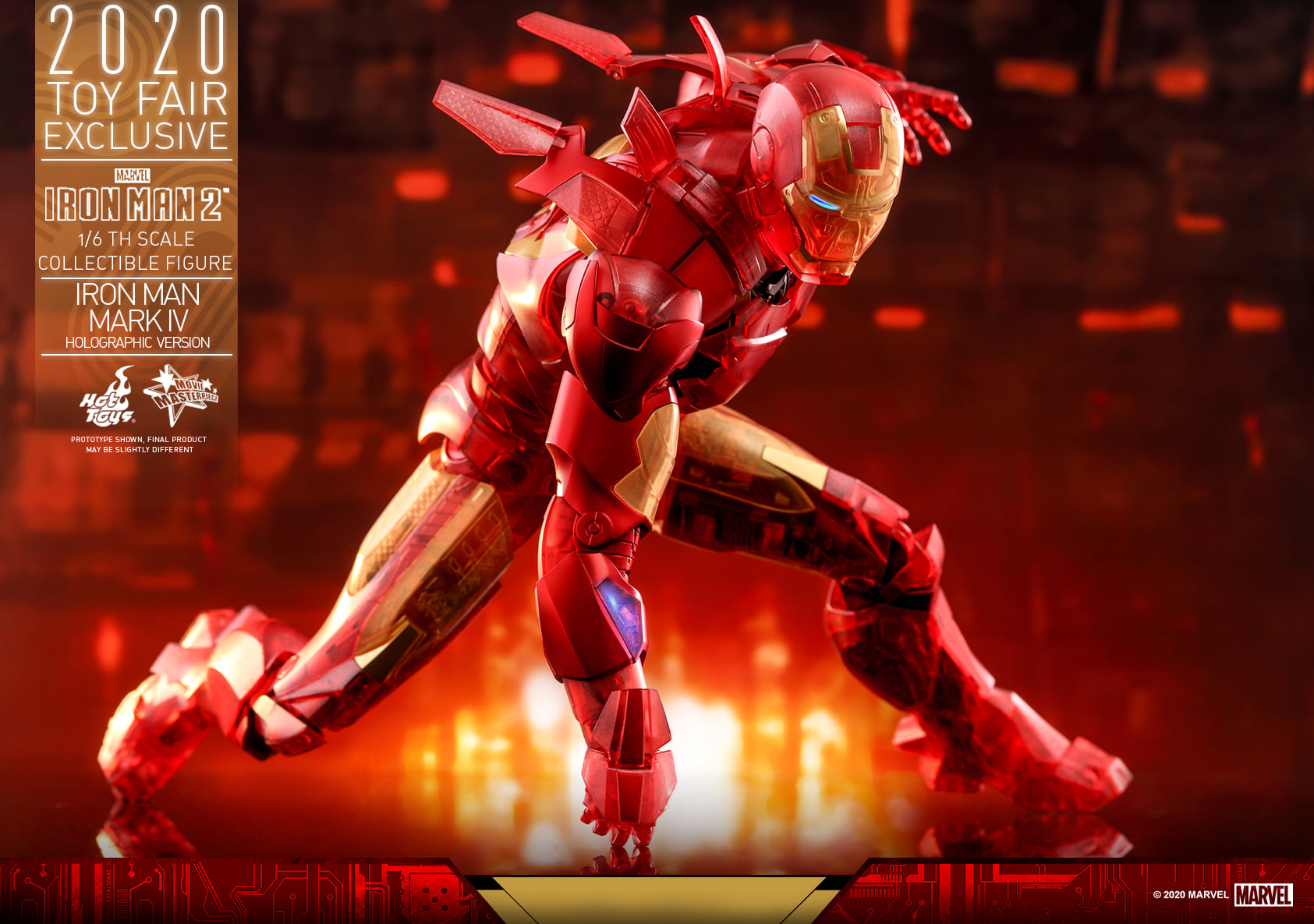 Hot Toys MMS568 IRON MAN 2 - IRON MAN MARK IV (HOLOGRAPHIC VERSION)