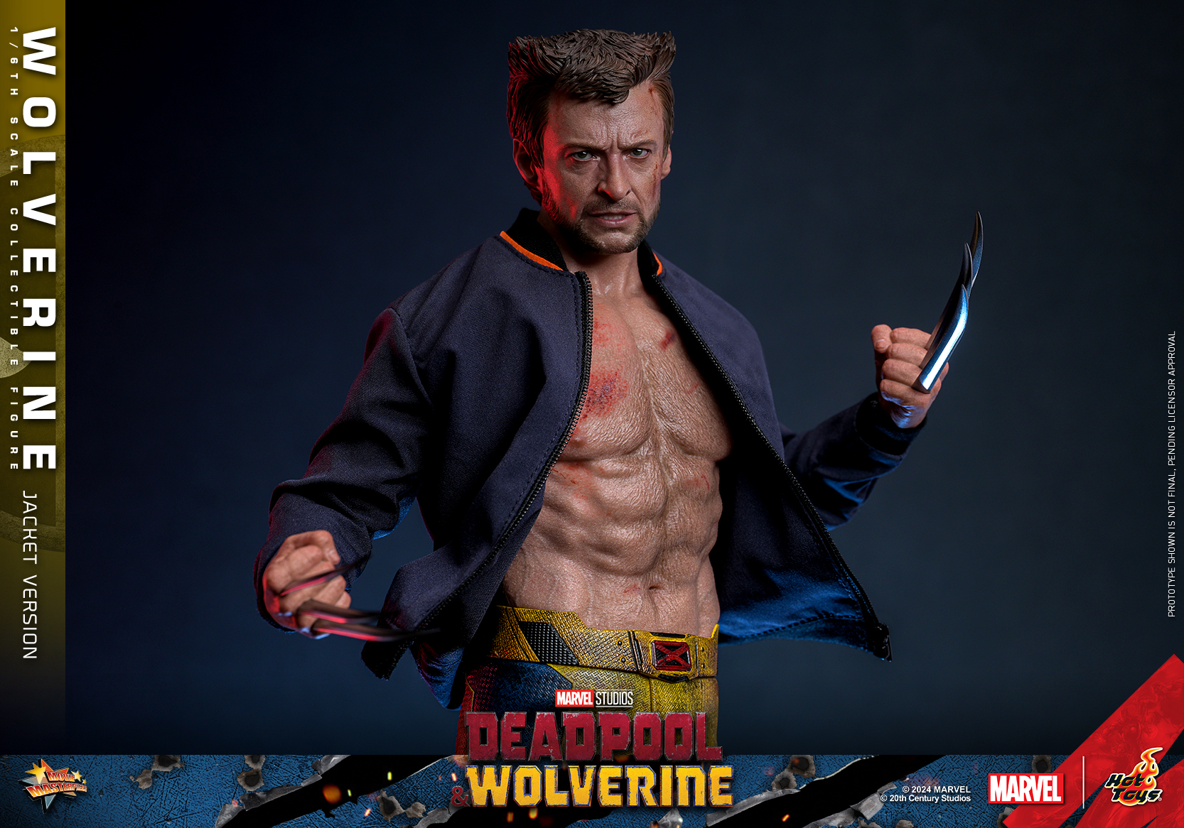 Hot Toys MMS756 Deadpool & Wolverine - Wolverine (Jacket Version)