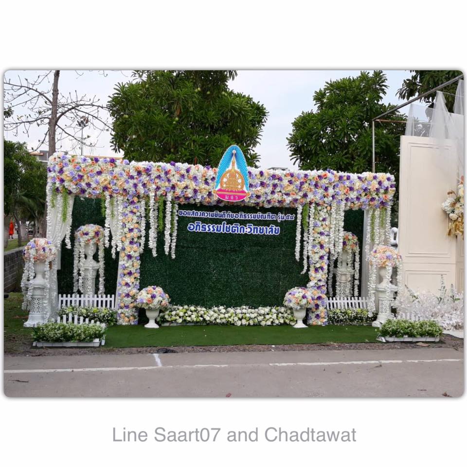 ซุ้มถ่ายภาพงานแต่ง 5 m x 2.5 m