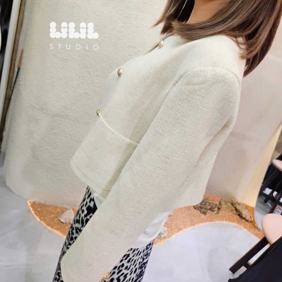 Blazer เบลเซอร์ผ้าลินินสีสวย