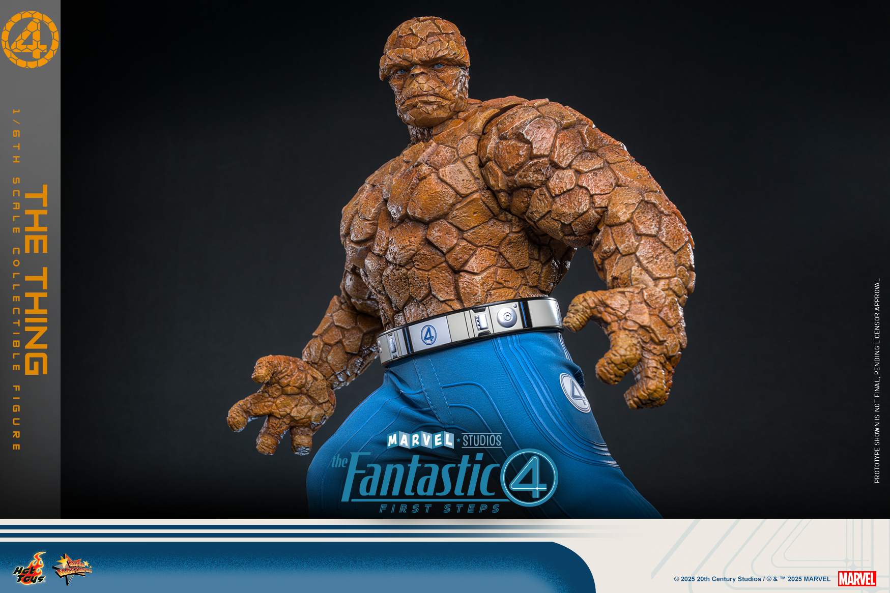 Hot Toys MMS813 The Fantastic Four: First Steps - The Thing