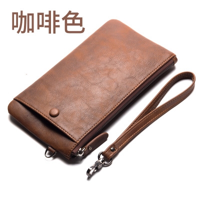 พร้อมส่ง กระเป๋าสตางค์ใบยาวผู้ชาย ใส่โทรศัพท์ แฟขั่นเกาหลี