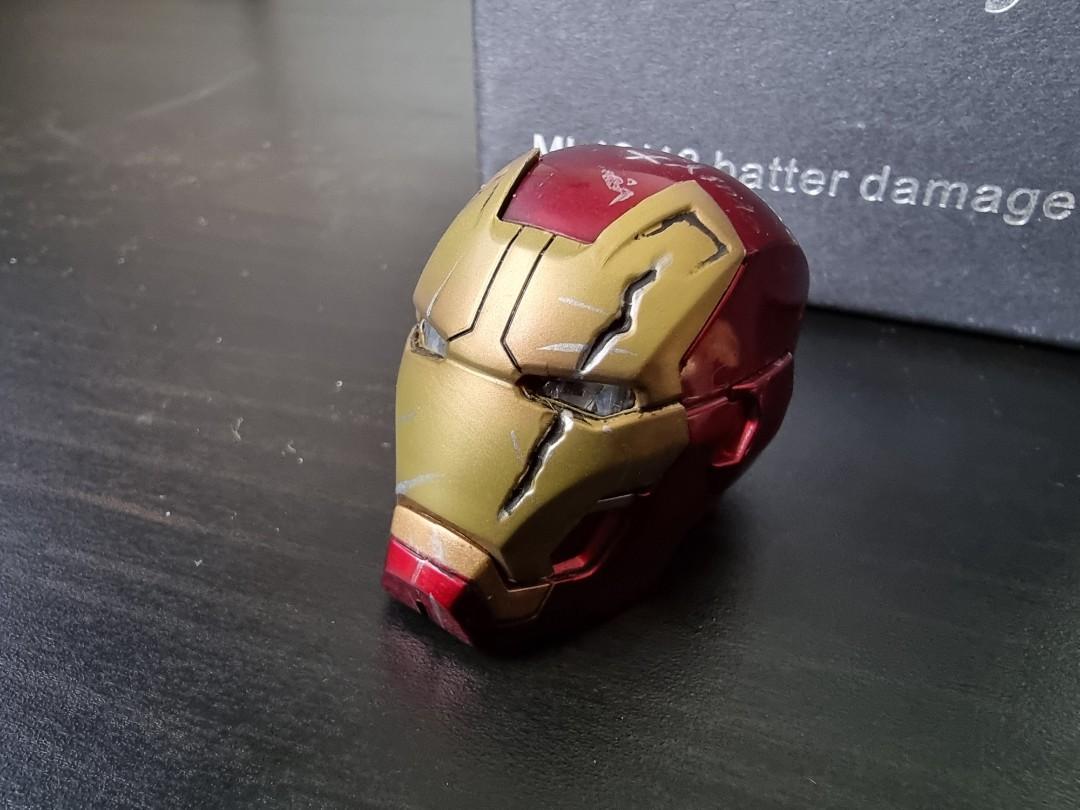 XYtoys Ironman Mark 42/43 Battle Damage Head หัวโทนี่ไอรอนแมน