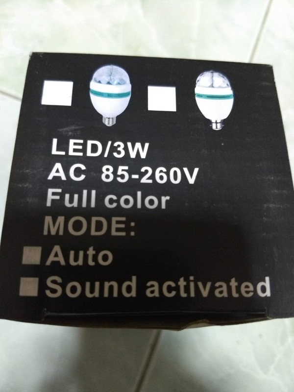 ไฟเธค ดิสโก้ รุ่นแทนหลอดไฟ 6W