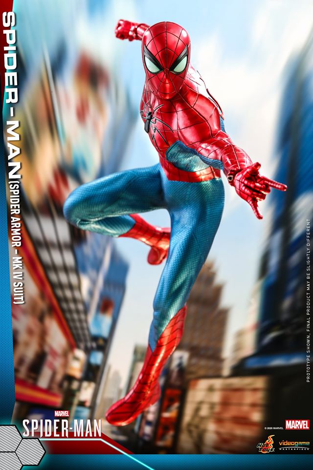Hot Toys VGM43 Marvel's Spider-Man 1/6 Spider-Man (Spider Armor - MK IV Suit)