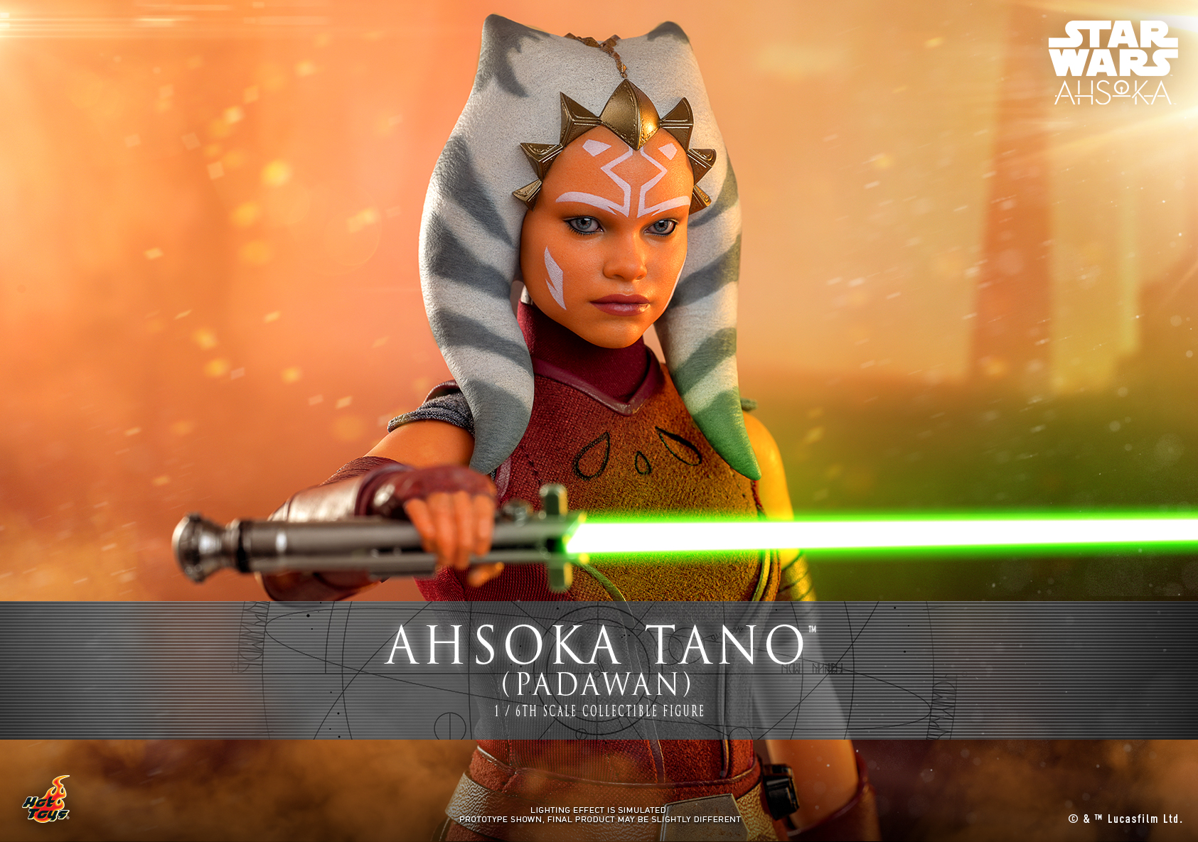 Hot Toys TMS123 1/6 Star Wars: Ahsoka™ - Ahsoka Tano™ (Padawan)