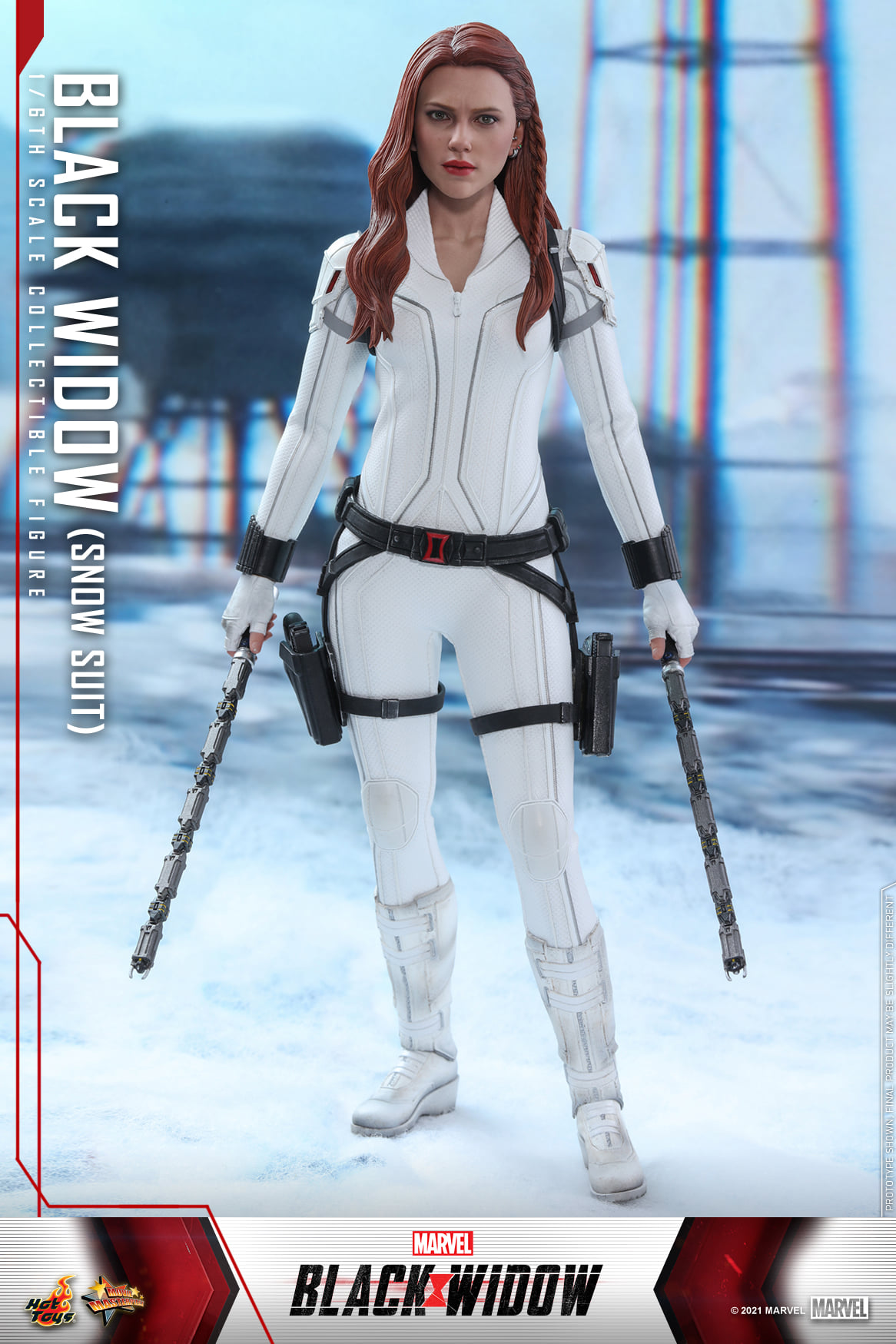 Hot Toys MMS601 1/6 Black Widow - Black Widow (Snow Suit Version)