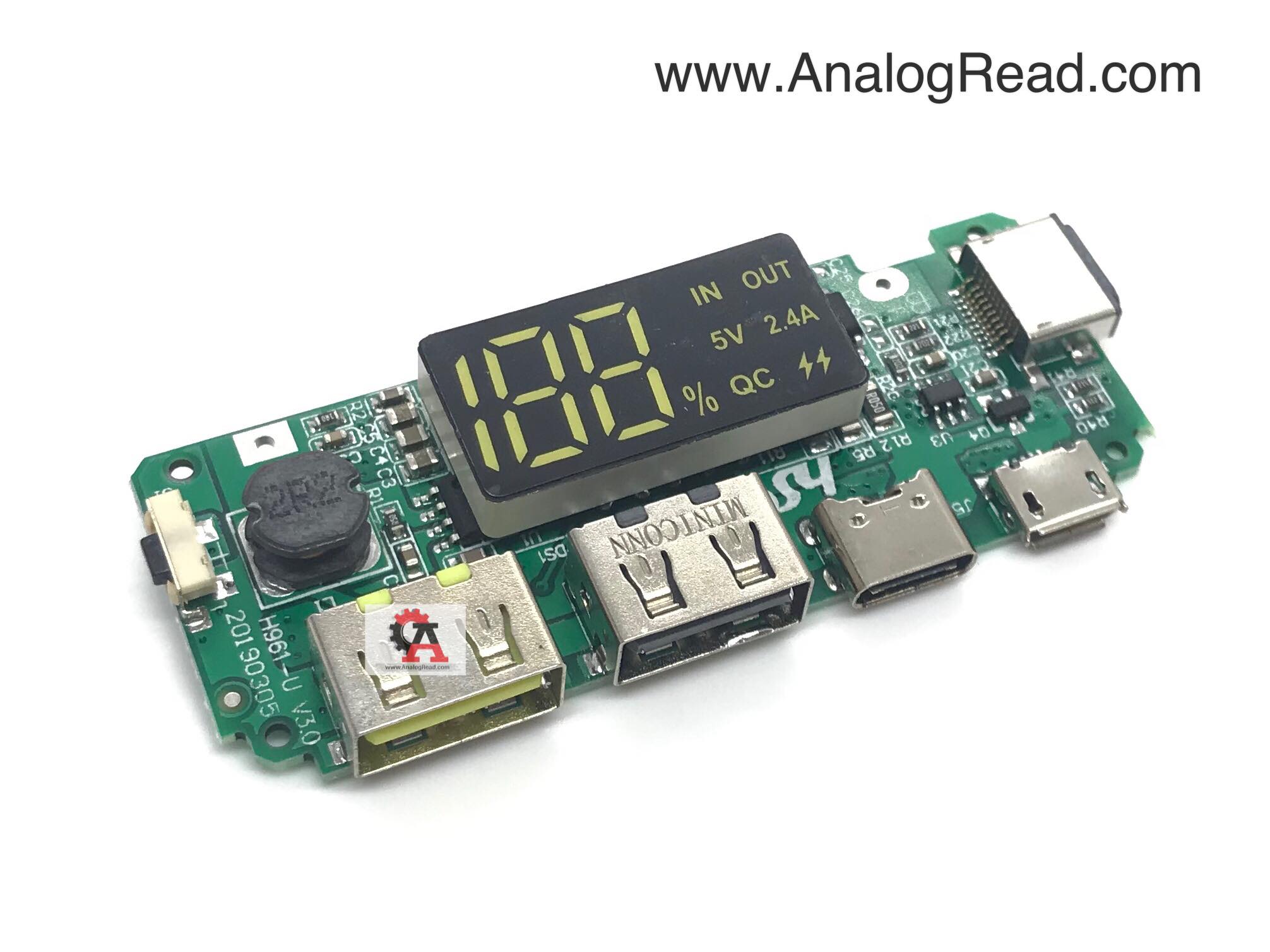 18650 lithium battery charger 5V 2.4A