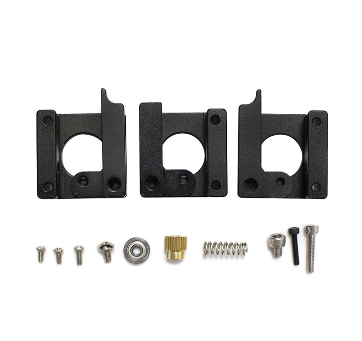 MK8 Extruded Aluminum Block Single Spray Head mk8 Extruder Mounting Block Pure Black Edition