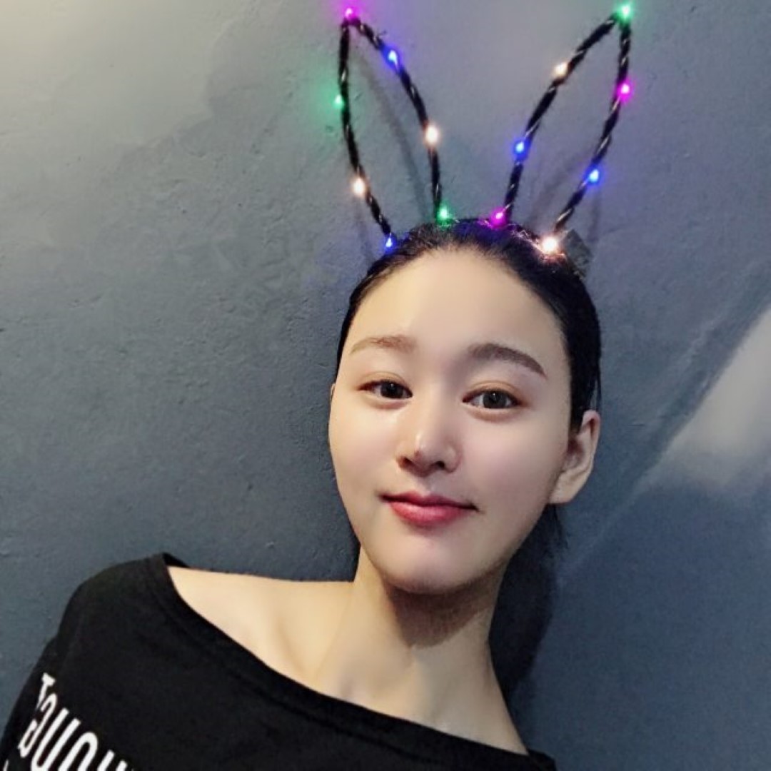 ที่คาดผมมีไฟ LED รูปหูกระต่าย