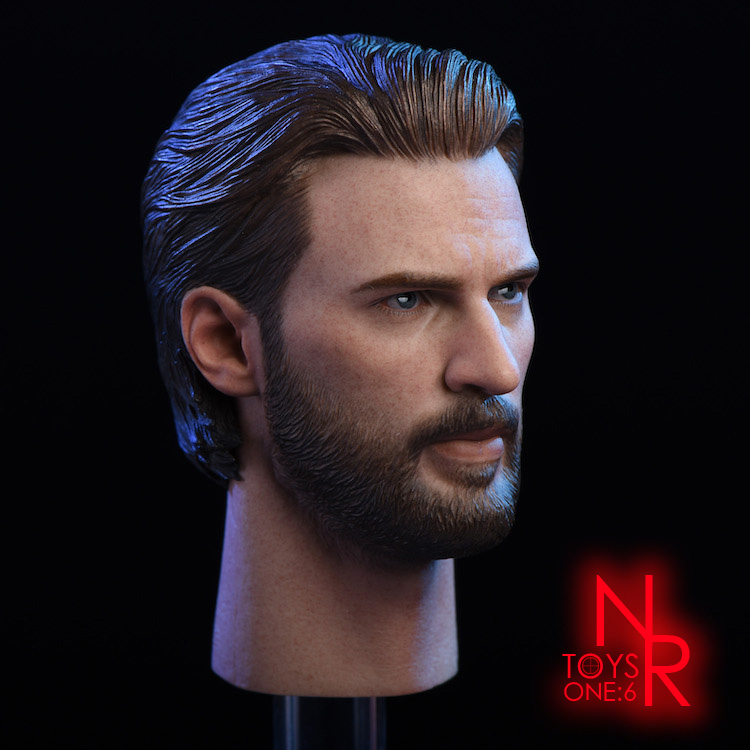 NRTOYS NR08 Captain 6.0 Headsculpt (Beard Version)