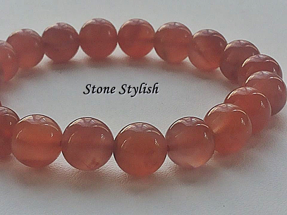 สร้อยข้อมือ คาร์เนเลี่ยน Carnelian 10 มิล