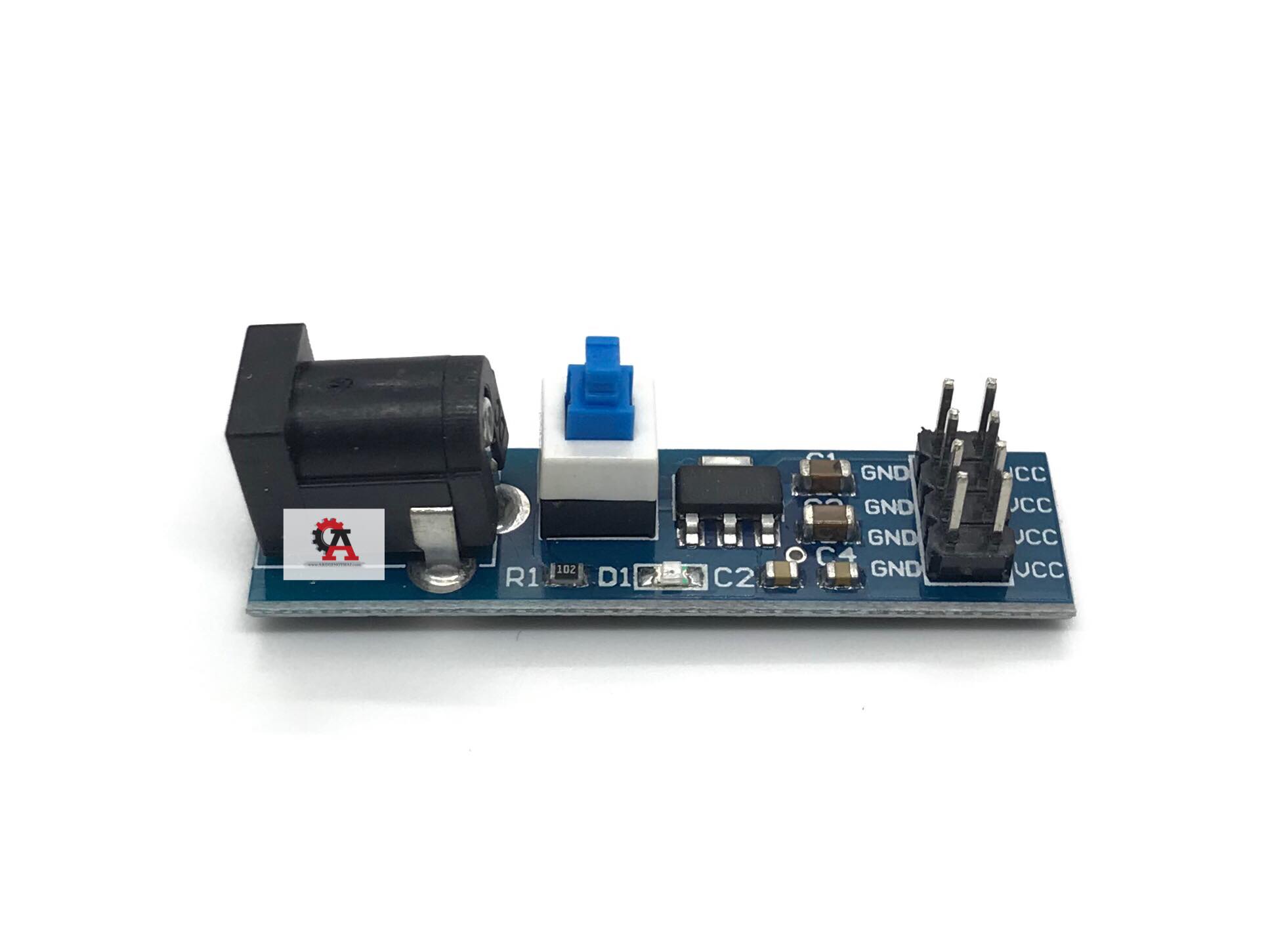 AMS1117 5.5x2.1mm Power Supply module แปลงไฟ 4.75v-12v เป็น 3.3v สต็อกไทยส่งไว