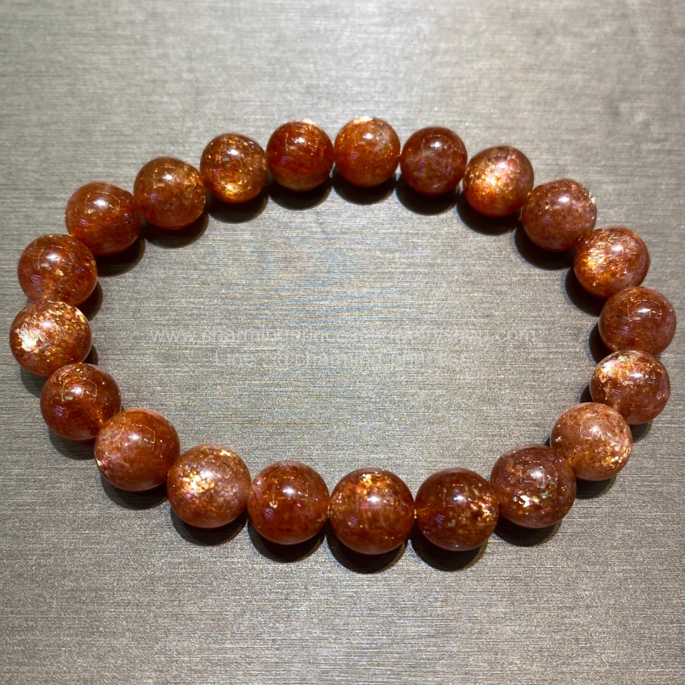 Sunstone ซันสโตน AAA+ 9 มม สวยมีประกายระยิบระยับ