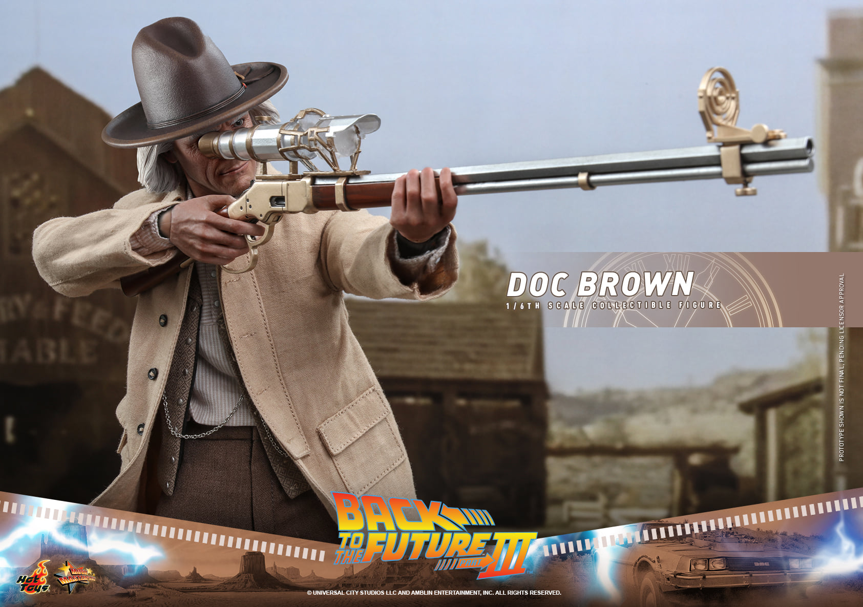 Hot Toys MMS617 1/6 Back to the Future Part III - Doc Brown