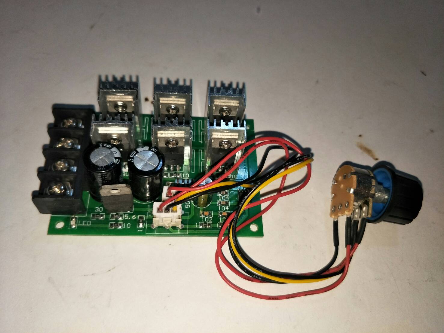 OT77 วงจรปรับรอบมอเตอร์ DC 9-40V 40A รุ่นทนทาน