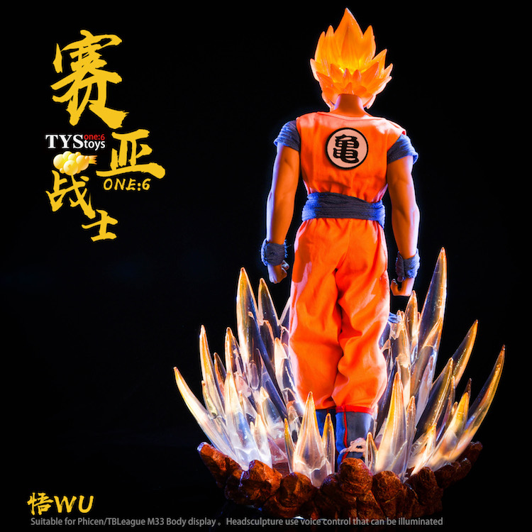 TYS Cosplay WU series 1/6 Saiyan Warrior Wu