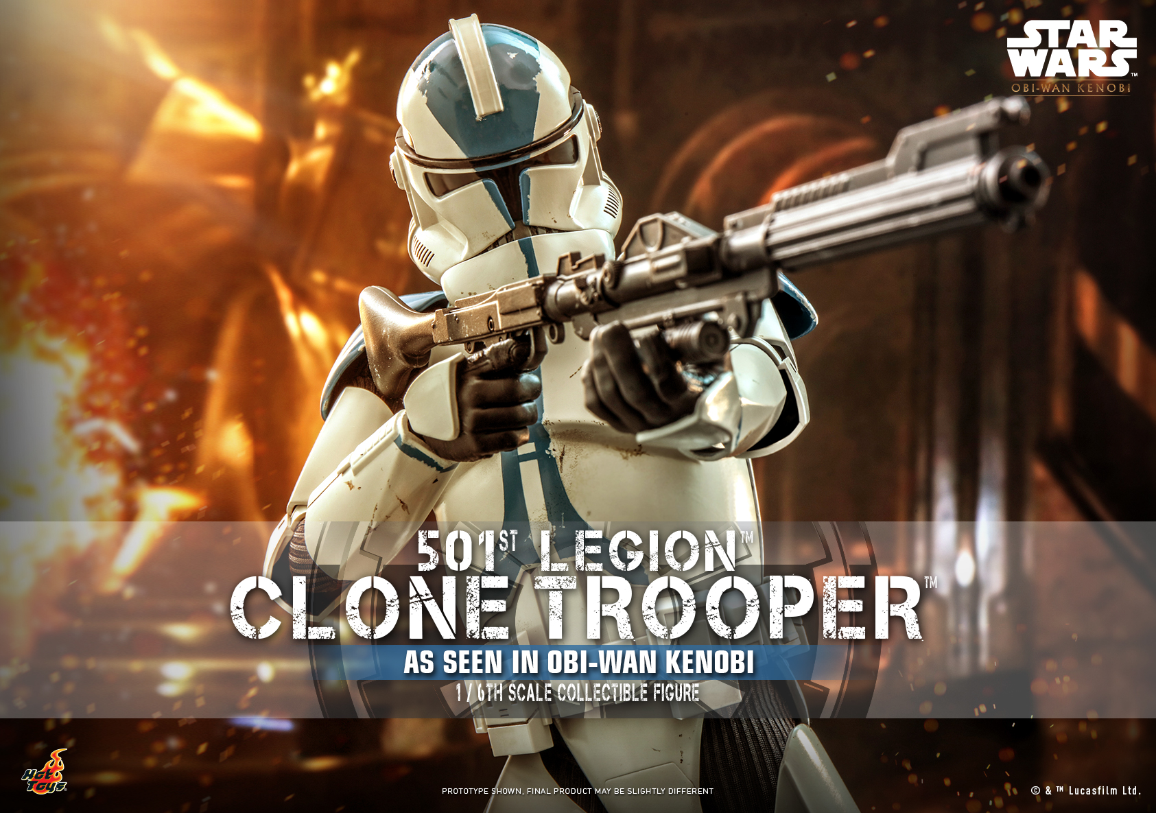 Hot Toys TMS092 1/6 Star Wars: The Clone Wars™ - 501st Legion™ Clone Trooper™
