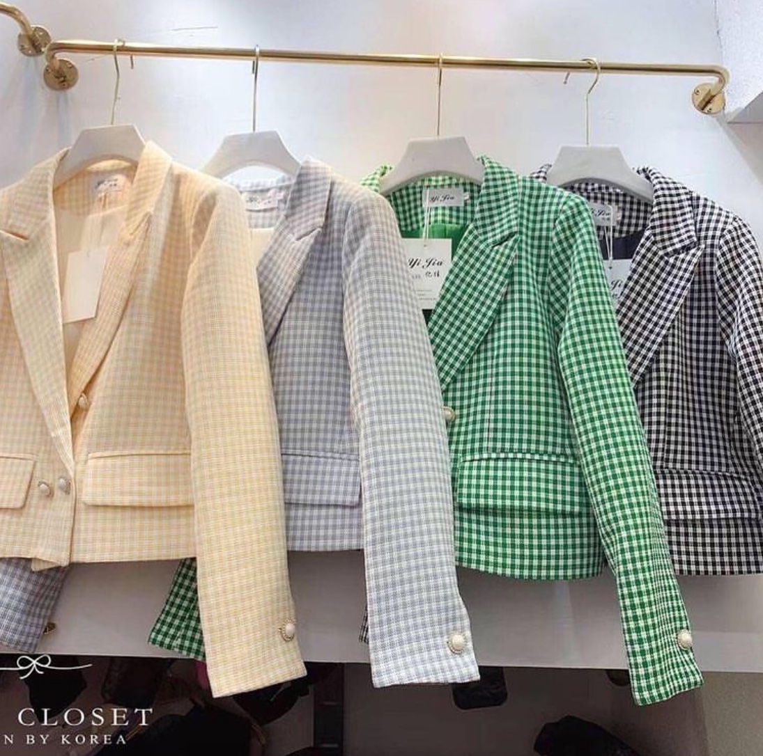 Blazer เบลเซอร์ลายสก๊อต