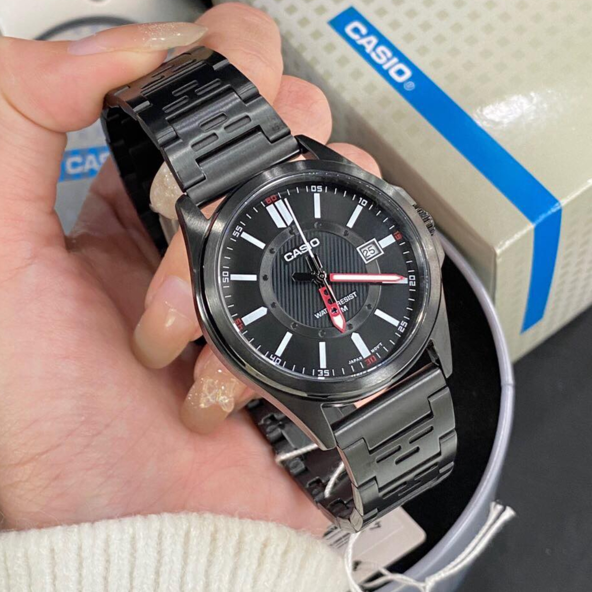 นาฬิกาข้อมือผู้ชาย Casio Standard Men รุ่น MTP-E700 Series MTP-E700BL-1 (สายหนัง) MTP-E700B-1 (สายแสตนเลส)