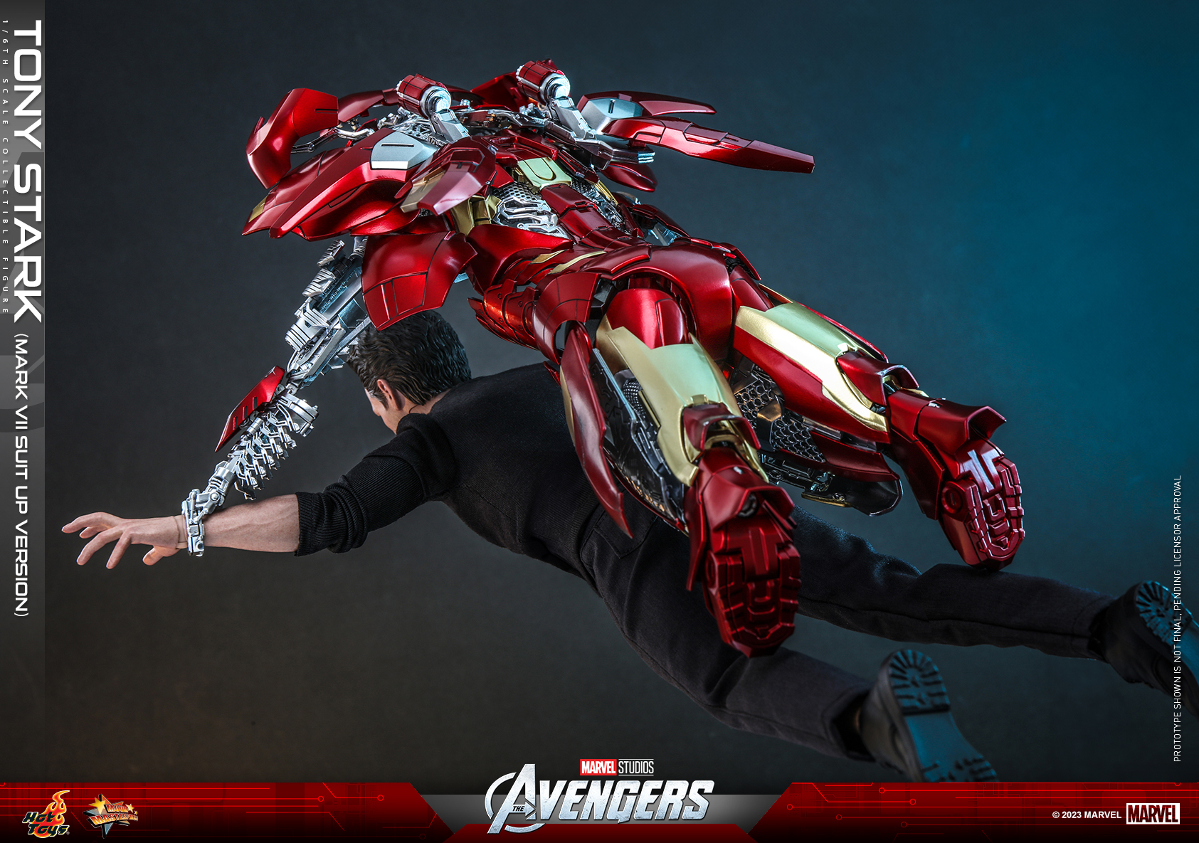 Hot Toys MMS718 1/6 The Avengers - Tony Stark (Mark VII Suit up Version)