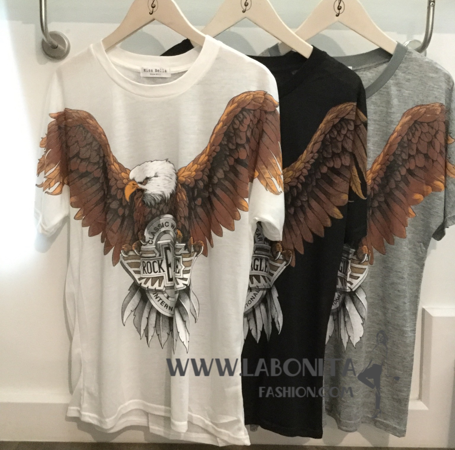 Rock Eagel เสื้อนกอินทรี 🦅เสื้อยืดร็อคผ้าบางเฉียบลายนกอินทรี