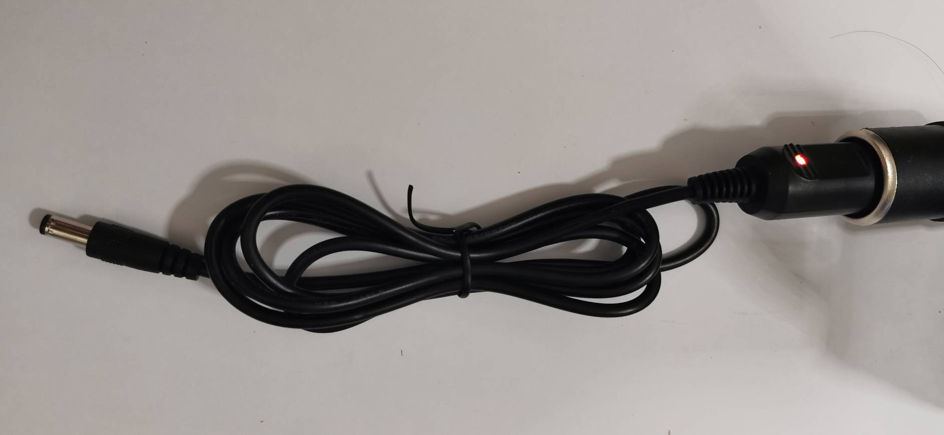 CARE18 สายแปลงเสียบปลั๊กจุดบุหรี่ เป็นหัว 5.5/2.1 mm จ่ายไฟให้อุปกรณ์ในรถยนต์ DC12/24V DC 5A สาย 1.5 เมตร