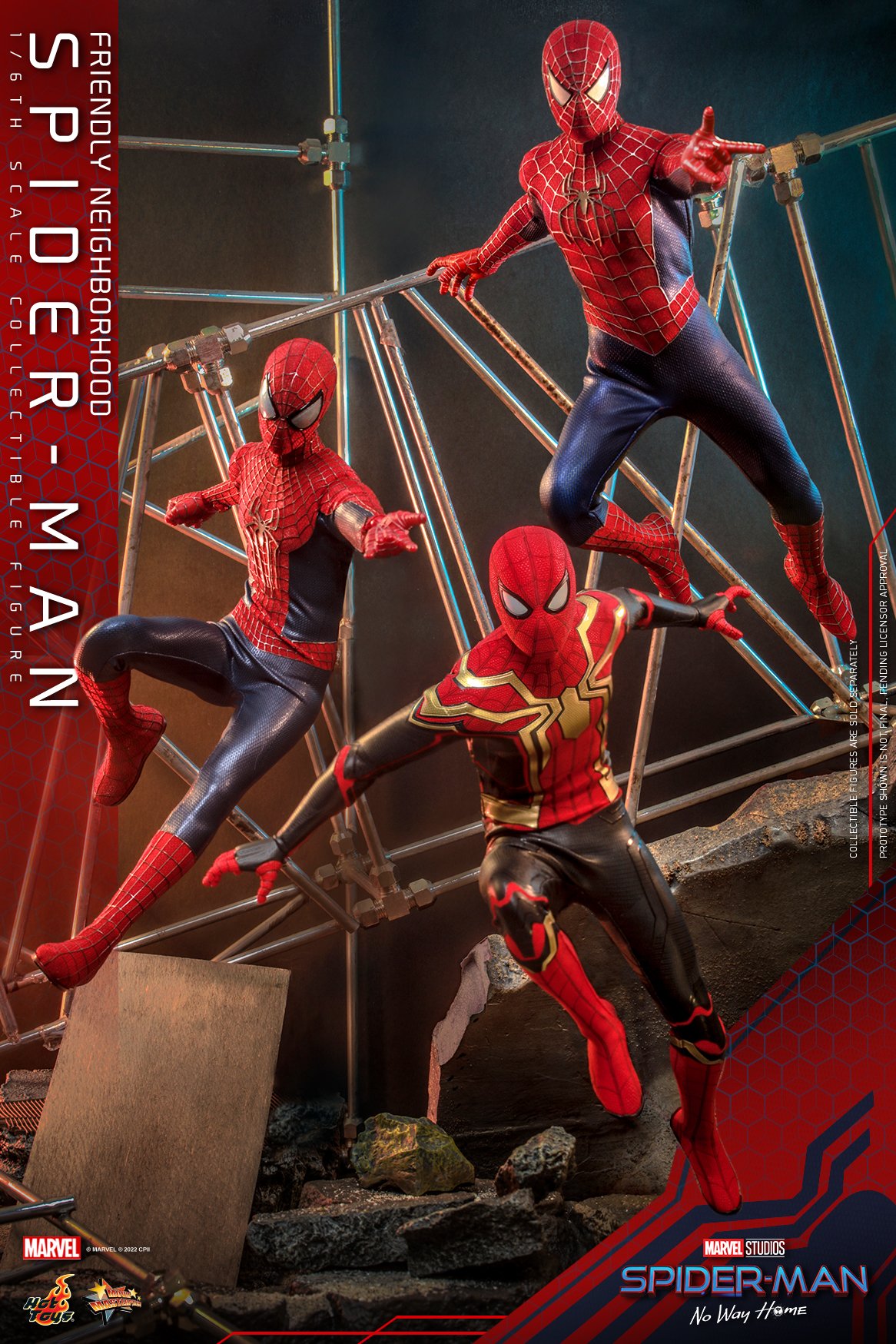 Hot Toys MMS661 1/6 Spider-Man: No Way Home - Friendly Neighborhood Spider-Man