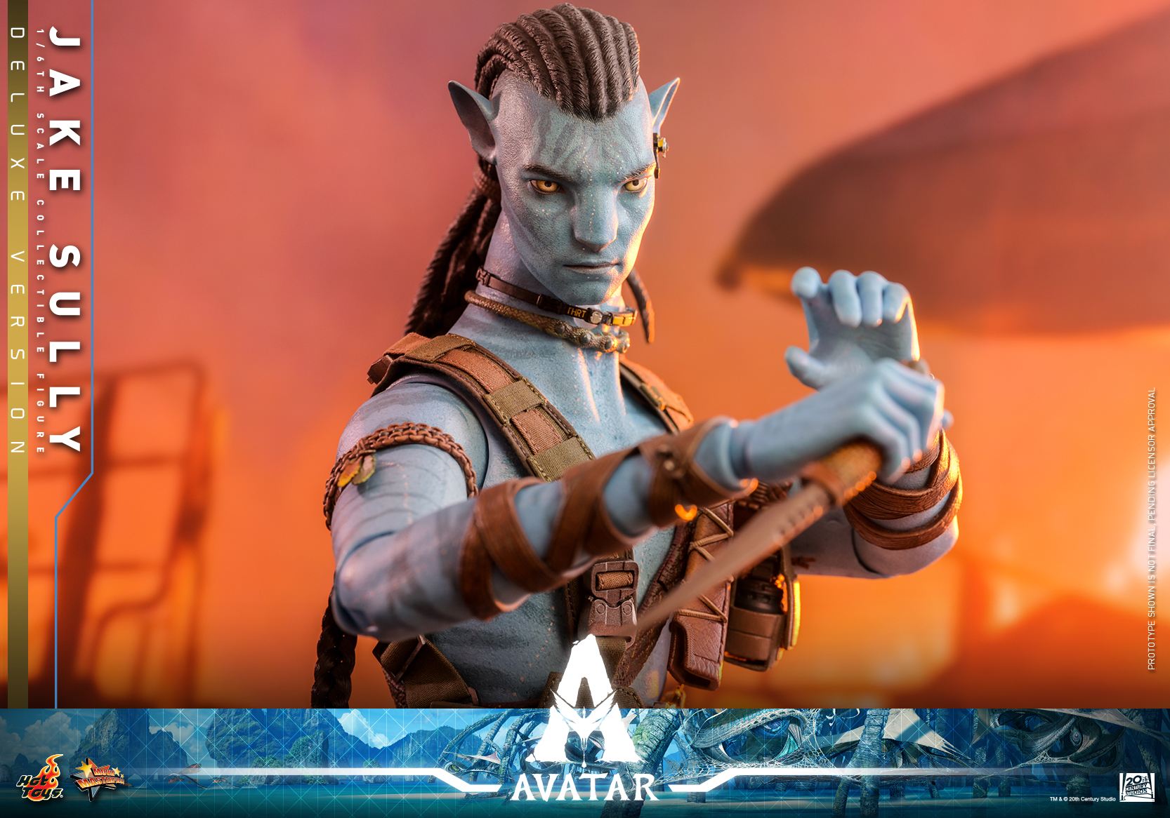 Hot Toys MMS684 1/6 Avatar : The Way of Water - Jake Sully (Deluxe Version)