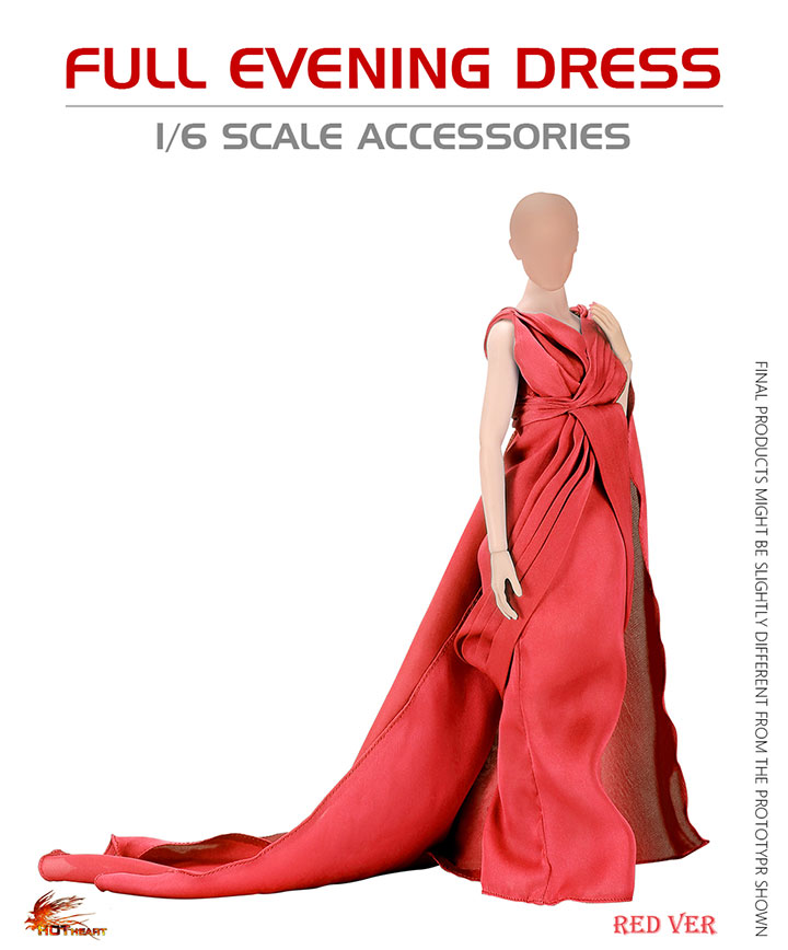 HOT HEART VA03B, C 1/6 FULL EVENING DRESS