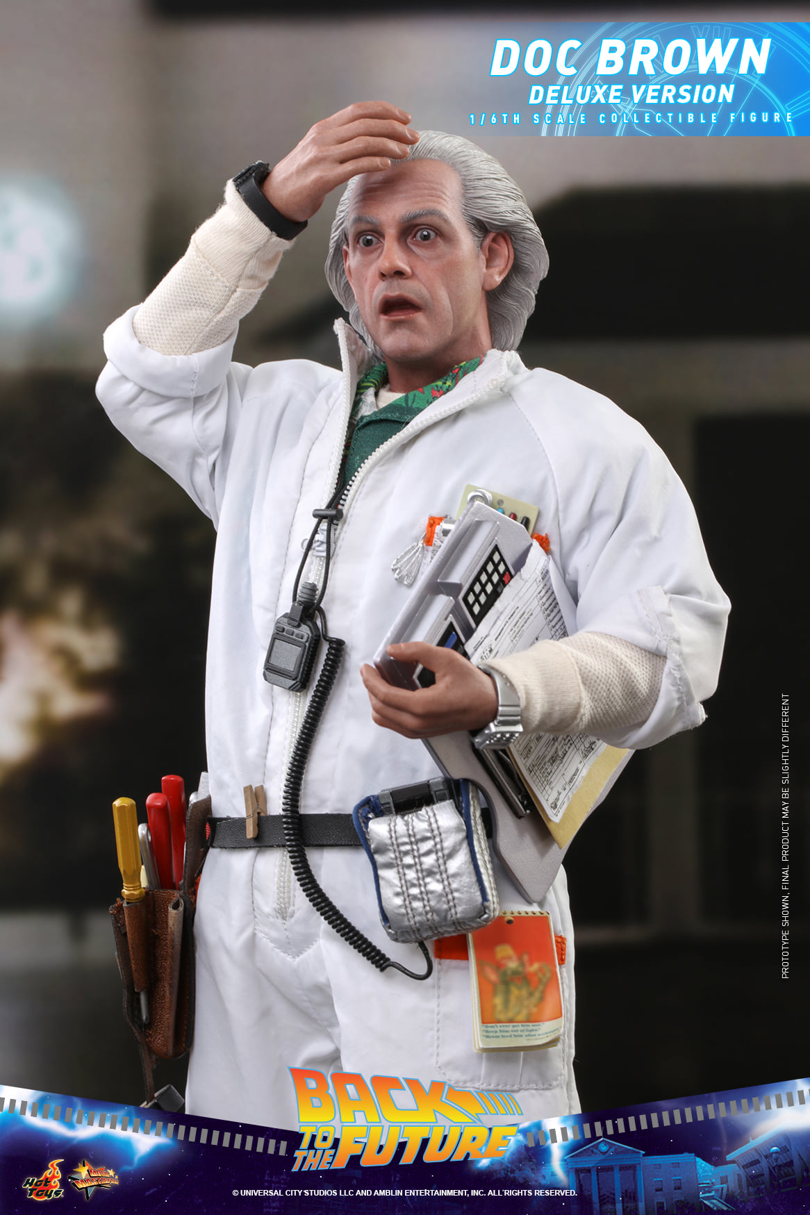 Hot Toys MMS610 1/6 Back to the Future - Doc Brown (Deluxe Version)