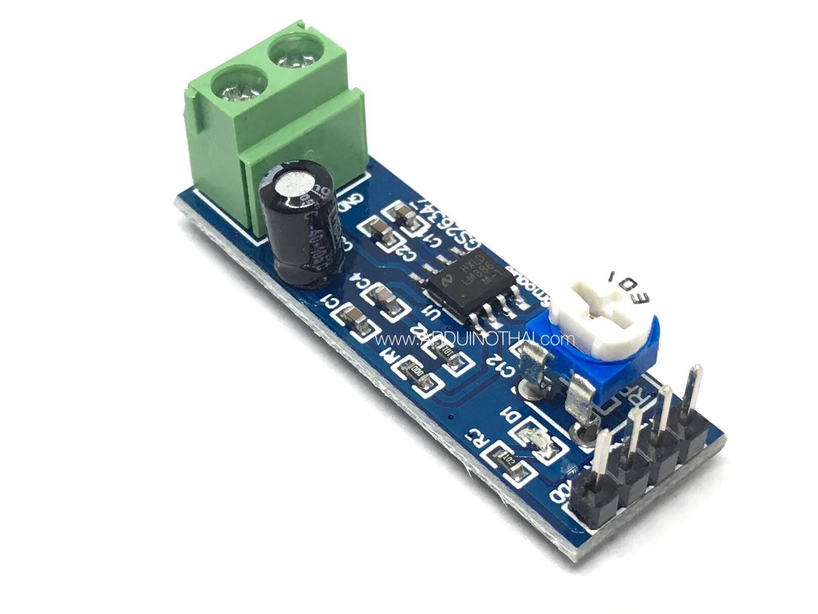 LM386 200XGain Audio Amplifier Module โมดูลขยายเสียง สต็อกไทยส่งไว