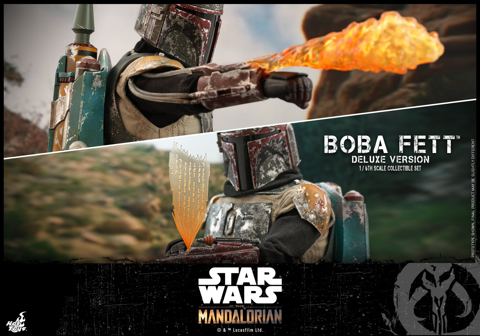 Hot Toys TMS034 1/6 Star Wars: The Mandalorian™ - Boba Fett (Deluxe Version)