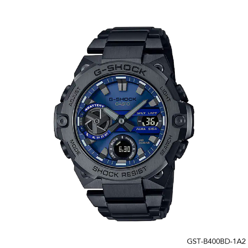 CASIO นาฬิกาข้อมือผู้ชาย G-SHOCK รุ่น GST-B400BD-1A2DR นาฬิกา นาฬิกาข้อมือ นาฬิกาผู้ชาย Tough Solar (พลังงานแสงอาทิตย์) Bluetooth GST-B400BD-1A2